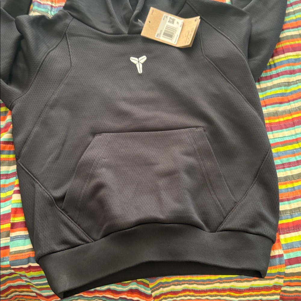 70% off Nike mamba mentality Black Hooded Sweatshirt with Logo kids size XSmall - Picture 3 of 10